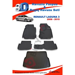 Renault Laguna 3 2008-2015 Paspas Ve Bagaj Havuzu Seti