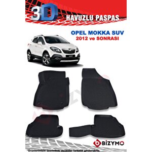 Opel Mokka 2012 Ve Sonrası 3d Paspas Takımı Bizymo