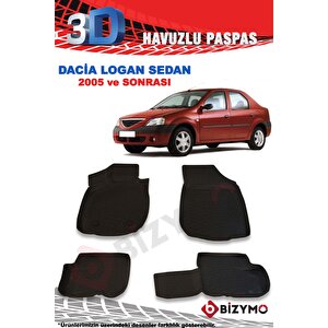 Dacia Logan Sedan 2005 Ve Sonrası 3d Paspas Takımı Bizymo