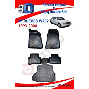 Mercedes C  W202 1993-2000 3d Paspas Ve Bagaj Havuzu Seti