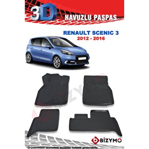 Renault Scenic 3 2010-2016 3d Paspas Takımı Bizymo
