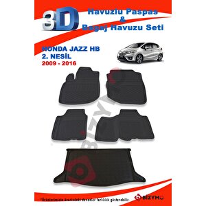 Honda Jazz 2. Nesil Hb 2009-2016 Paspas Ve Bagaj Havuzu Seti