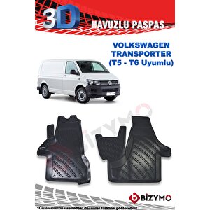 Volkswagen Transporter T5 Ve T6 Uyumlu 3d Paspas Takımı Bizymo