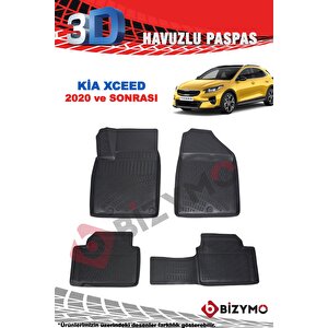 Kia X Ceed 2019 Ve Sonrası 3d Havuzlu Paspas Takımı Bizymo