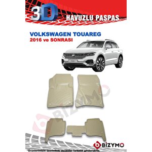 Volkswagen Touareg 2018+ 3d Havuzlu Bej Paspas Bizymo