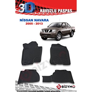 Nissan Navara 2005-2013 3d Havuzlu Paspas Takımı Bizymo