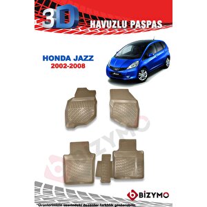 Honda Jazz 2002-2008 3d Havuzlu Bej Paspas Bizymo