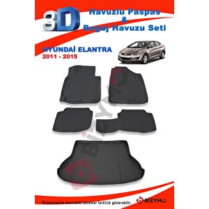 Hyundai Elantra 2011-2015 Paspas Ve Bagaj Havuzu Seti