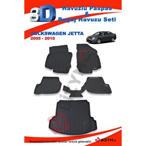 Volkswagen Jetta 2005-2010 Paspas Ve Bagaj Havuzu Seti