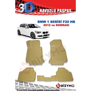 Bmw 1 Serisi F20 Hb 2012 Ve Sonrası Bej 3d Paspas Takımı Bizymo
