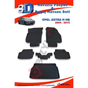 Opel Astra H Hb 2004-2015 Paspas Ve Bagaj Havuzu Seti