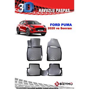 Ford Puma 2020+ 3d Havuzlu Paspas Takımı Bizymo