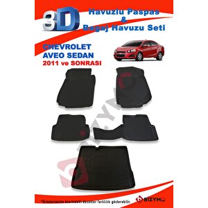 Chevrolet Aveo Sedan 2011 Ve Sonrası Paspas Ve Bagaj Havuzu Seti