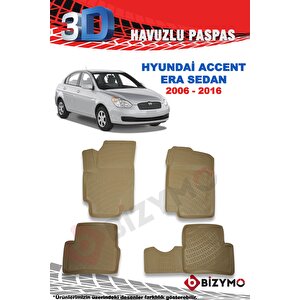 Hyundai Accent Era Sedan 2006-2016 3d Bej Paspas Takımı Bizymo