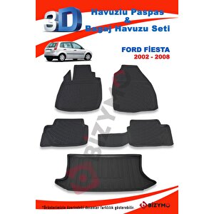 Ford Fiesta Hb 2002-2008 Paspas Ve Bagaj Havuzu Seti