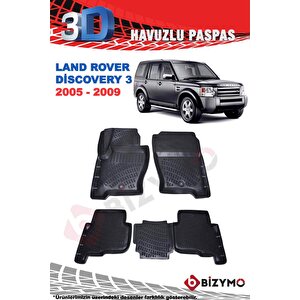 Land Rover Discovery 3 2005-2009 3d Havuzlu Paspas Takımı Bizymo