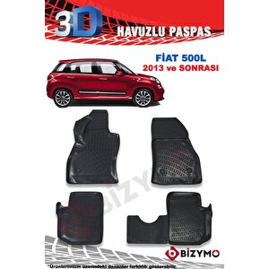 Fiat 500l 2013 Ve Sonrası 3d Paspas Takımı Bizymo