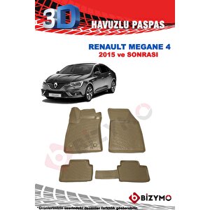 Renault Megane 4 Sedan 2015+ 3d Bej Paspas Takımı Bizymo