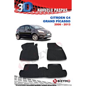 Citroen C4 Grand Picasso 2006-2013 3d Paspas Takımı Bizymo