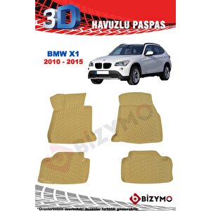 Bmw X1 2010-2015 3d Bej Havuzlu Paspas Takımı Bizymo