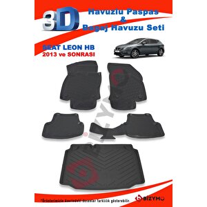 Seat Leon Hb 2013 Ve Sonrası Paspas Ve Bagaj Havuzu Seti