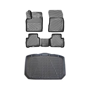 Nissan Qashqai 2022+ 3d Paspas Ve Alt Bagaj Seti Bizymo