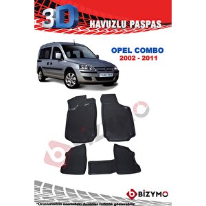 Opel Combo 2002-2011 3d Havuzlu Paspas Takımı Bizymo