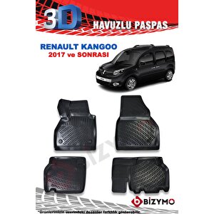 Renault Kangoo 2017 Ve Sonrası 3d Paspas Takımı Bizymo