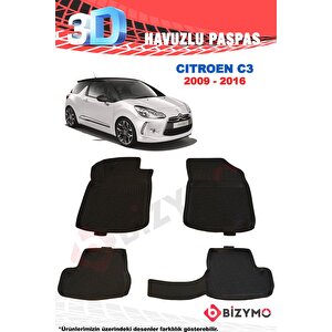 Citroen C3 2009-2016 3d Paspas Takımı Bizymo