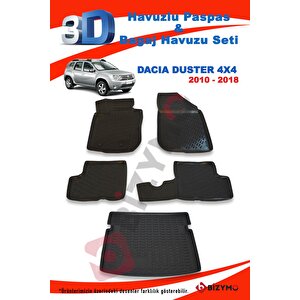 Dacia Duster 4x4 2010-2018 Paspas Ve Bagaj Havuzu Seti