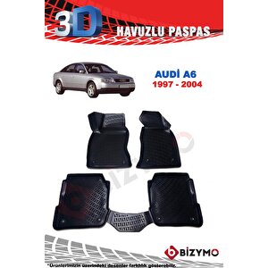 Audi A6 1997-2004 3d Havuzlu Paspas Takımı Bizymo