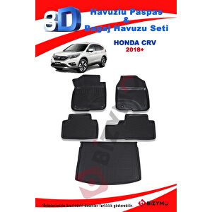 Honda Crv 2018-2023 Paspas Ve Üst Bagaj Havuzu Seti
