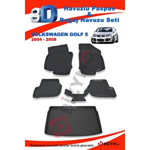 Volkswagen Golf 5 2004-2008 Paspas Ve Bagaj Havuzu Seti