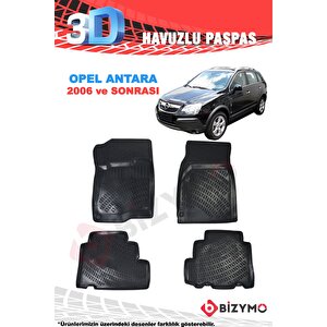 Opel Antara 2006 Ve Sonrası 3d Paspas Takımı Bizymo