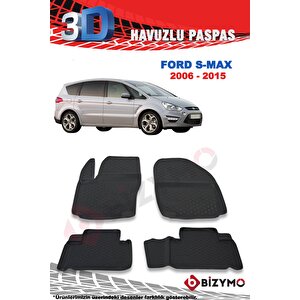 Ford S-max 2006-2015 Ve Sonrası 3d Paspas Takımı Bizymo