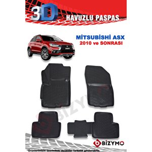 Mitsubishi Asx Suv 2010 Ve Sonrası 3d Paspas Takımı Bizymo