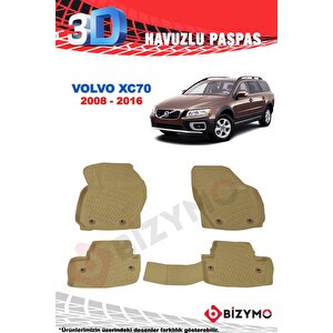 Volvo Xc70 2008-2016 3d Bej Havuzlu Paspas Takımı Bizymo