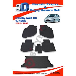 Honda Jazz 1. Nesil Hb 2002-2008 Paspas Ve Bagaj Havuzu Seti