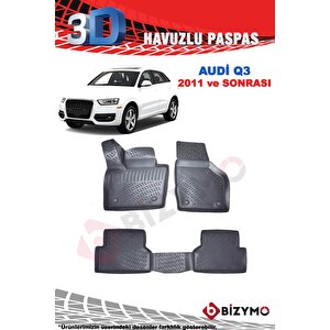 Audi Q3 2011 Ve Sonrası 3d Havuzlu Paspas Takımı Bizymo