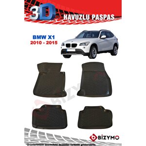 Bmw X1 2010-2015 3d Havuzlu Paspas Takımı Bizymo