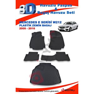 Mercedes E Serisi W212 Sedan Plastik 2009-2016 Paspas Ve Bagaj Havuzu Seti