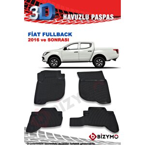 Fiat Fullback 2016 Ve Sonrası 3d Paspas Takımı Bizymo