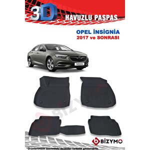 Opel İnsignia 2017 Ve Sonrası 3d Paspas Takımı Bizymo