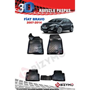 Fiat Bravo 2007-2014 3d Havuzlu Paspas Bizymo