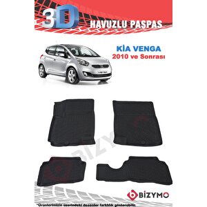 Kia Venga 2010 Ve Sonrası 3d Havuzlu Paspas Takımı
