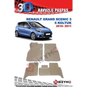 Renault Grand Scenic 3 (5 Koltuk) 2010-2011 3d Bej Paspas Takımı