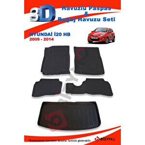 Hyundai İ20 2009-2014 Paspas Ve Bagaj Havuzu Seti