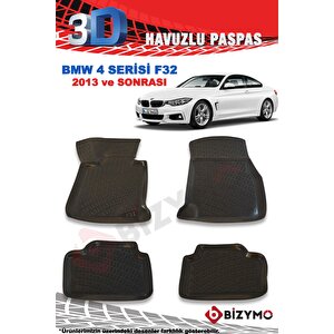 Bmw 4 Serisi F32 2013 Ve Sonrası 3d Paspas Takımı Bizymo