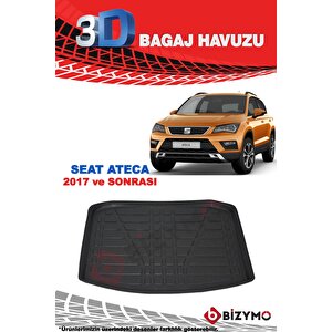 Seat Ateca 4x4 2017 Ve Sonrası 3d Bagaj Havuzu Bizymo