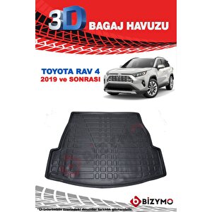 Toyota Rav 4 2019 Ve Sonrası 3d Bagaj Havuzu Bizymo
